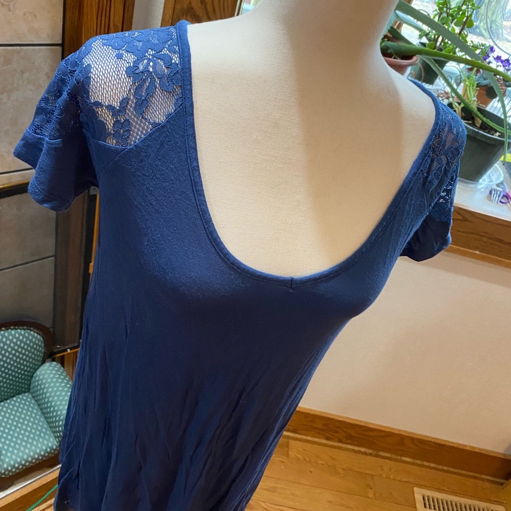 Aeropostale cornflower blue dress w back detailing